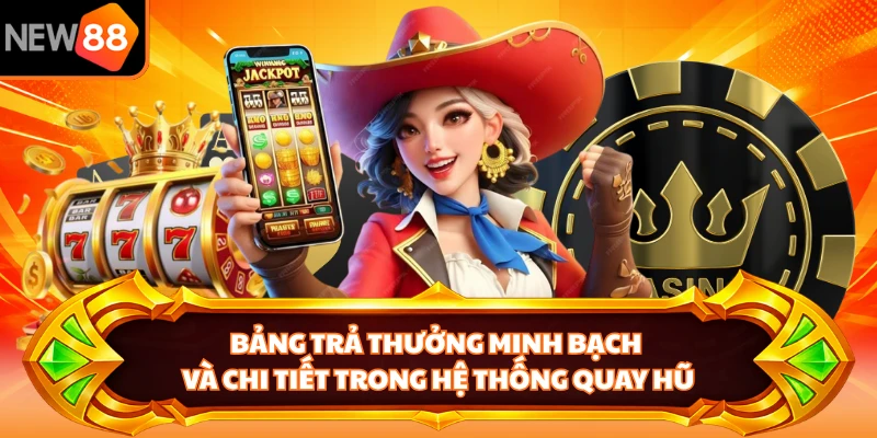 Bảng trả thưởng minh bạch và chi tiết trong hệ thống quay hũ 